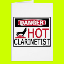 Hot Clarinetist cards