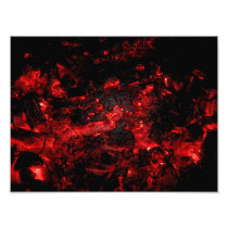 Hot Coals Photographic Print