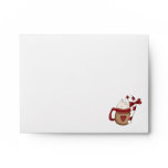 hot cocoa and candy cane envelope