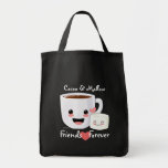Hot Cocoa and Marshmallow Tote Canvas Bags