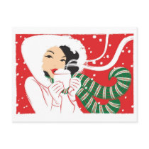 Hot Cocoa Postcard