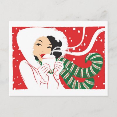 Hot Cocoa Postcard