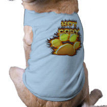 Hot cody fire and flames dog shirt pet clothing by ultraflames Hot cody fire and flames dog shirt pet clothing