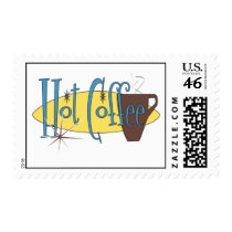hot coffee postage stamp