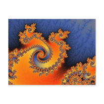 Hot Cold Triple Twirl Postcard