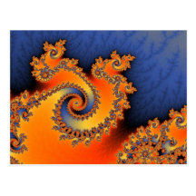 Hot Cold Triple Twirl Postcard