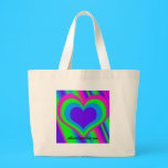 HOT COLORED HEARTS bags