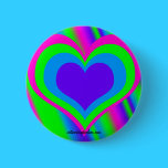 HOT COLORED HEARTS buttons