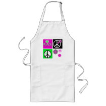 Hot Colors Peace Apron