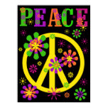 Hot Colors Peace Poster