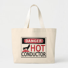 Hot Conductor Tote Bags