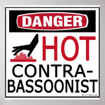 Hot Contrabassoonist Posters