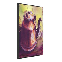 Hot Copper Kettle Gallery Wrap Canvas