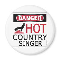 Hot Country Singer magnets