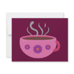 Hot Cup of Coffee Personalized Invitation