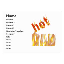 Hot Dad - Chubby Business Cards