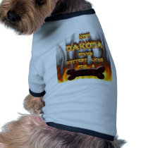 Hot Dakota gives the hottest lick for a bone pet clothing