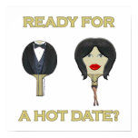 Hot Date Ping Pong Poster