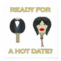 Hot Date Ping Pong Poster