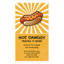 Hot Dawg Business Card