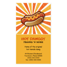 Hot Dawg Business Card