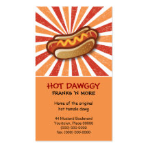 Hot Dawg Business Cards