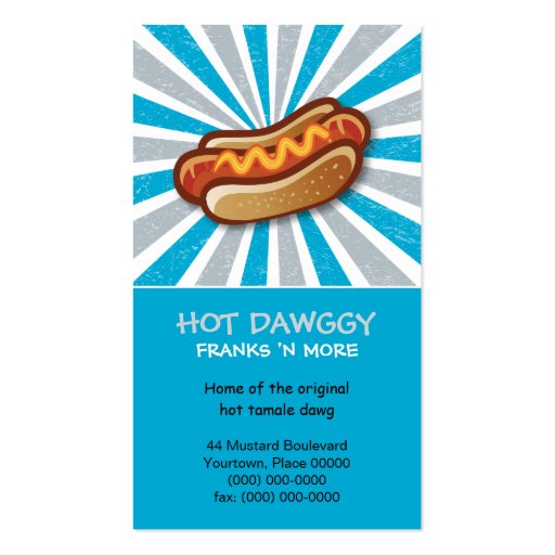 Hot Dawg Business Cards