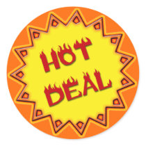 HOT DEAL - RETAIL SIGN stickers by dgpaulart HOT DEAL - RETAIL SIGN stickers