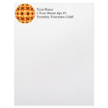 Hot Devil Lady kaleidoscope mandala Letterhead Design