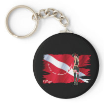 Hot Dive Babes in Bikini's Key Chains