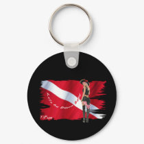 Hot Dive Babes in Bikini's keychains by DiversDen Hot Dive Babes in Bikini's keychains