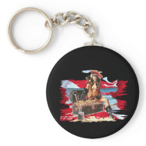 Hot Dive Babes in Bikini's Key Chains