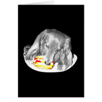Hot Dog Attacks Cheeseburger, News At Eleven. cards