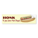Hot Dog Bumper Sticker bumper stickers
