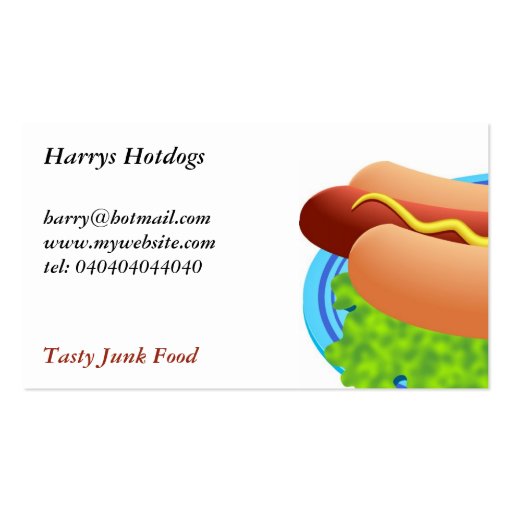 Hot Dog Business Cards