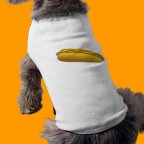 Hot Dog Dachshund Pet T-shirt pet clothing