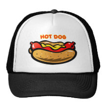 Hot Dog  Fun Clothing By Asher Socrates Trucker Hat