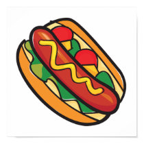 hot dog in bun posters by doonidesigns hot dog in bun posters