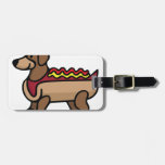 Hot Dog Luggage Tag