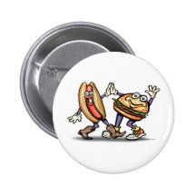 Hot Dog n Hamburger Pin