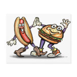 Hot Dog n Hamburger postcards