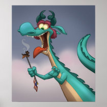 Hot Dog on a Stick Poster