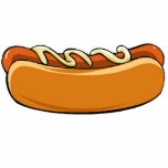 Hot Dog Photo Cut Outs