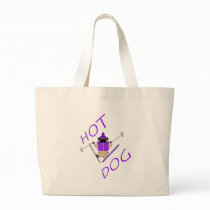 Hot Dog Skiing Pug bags by adore_a_pug Hot Dog Skiing Pug bags