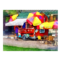 Hot Dog Stand in Mall posters