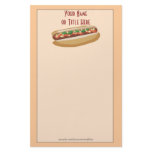 Hot Dog Stationery