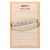 Hot Dog Stationery