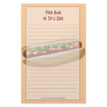 Hot Dog Stationery