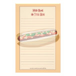 Hot Dog Stationery