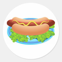 Hot Dog Stickers